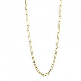 18K 24-Inch Rectangle Fancy Chain