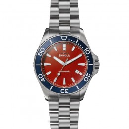 Gift Set: 43mm Shinola Harbor Monster, Silver Bracelet