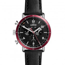 Canfield Sport 45mm, Black/Red Watch