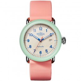 Melon Baller Detrola 38mm, Petal Pink Silicone Strap Watch