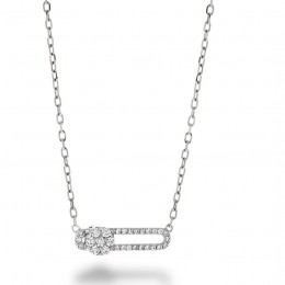 Hulchi Belluni 18k White Gold Tresore Pendant 