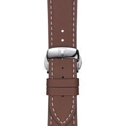 Tissot official brown leather strap lugs 21 mm
