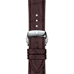 Tissot official brown leather strap lugs 21 mm