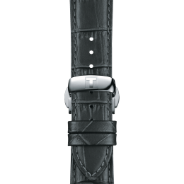 Tissot official grey leather strap lugs 21 mm