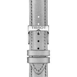 Tissot official grey leather strap lugs 16 mm