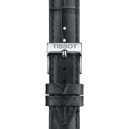 Tissot official grey leather strap lugs 16 mm