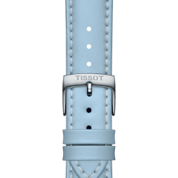 Tissot official blue leather strap lugs 18 mm