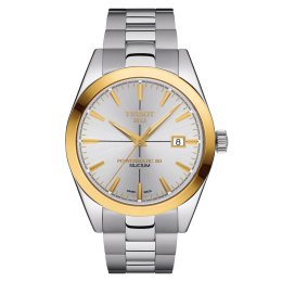 TISSOT GENTLEMAN POWERMATIC 80 SILICIUM SOLID 18K GOLD BEZEL
