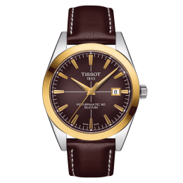 TISSOT GENTLEMAN POWERMATIC 80 SILICIUM SOLID 18K GOLD BEZEL