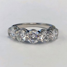 A Platinum Diamond Wedding Band