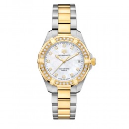 Aquaracer 300M Steel and Gold Quartz Watch