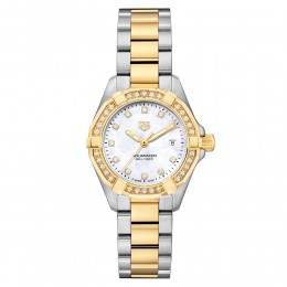 Aquaracer 300M Steel and Gold Quartz Watch