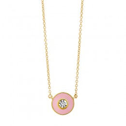 SYNA Cosmic Enamel Diamond Necklaces