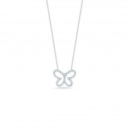 Roberto Coin Butterfly Pendant With Diamonds