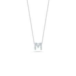 Diamond Love Letter "M" Necklace