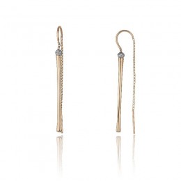 Chimento Bamboo Flirt Chain Threader Earrings