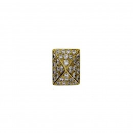 Damaso 18k Rose And Yellow Gold Diamond Earrings