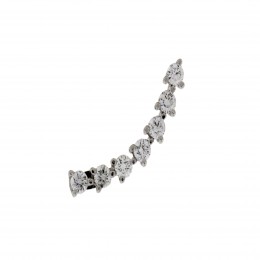 Damaso 18k White Gold Diamond Earrings 
