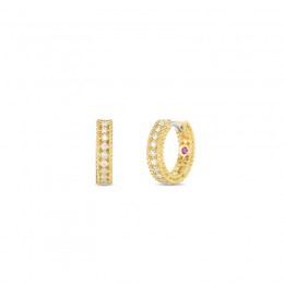 Roberto Coin 18Kt Gold Princess Earring With Diamonds