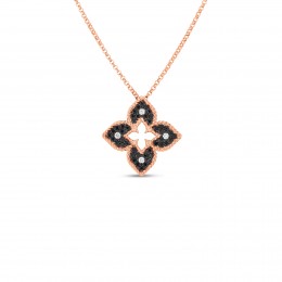 Petite Venetian Diamond Flower Necklace 