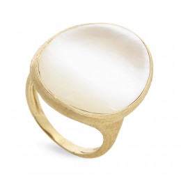 Marco Bicego 18K Yellow Gold & White Mother Of Pearl Cocktail Ring