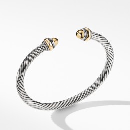 Cable Classic Bracelet with Gold