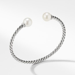 Solari Bracelet with Diamonds and Freshwater Pearl