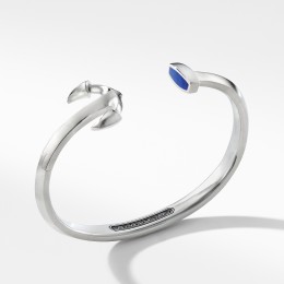 Maritime® Anchor Cuff Bracelet with Lapis