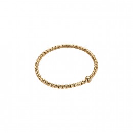Fope 18k Yellow Gold Braclet With 0.01 Carats Of Diamonds. From The Eka Collection. 