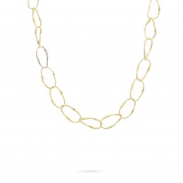 Marco Bicego 18k Yellow And White Gold Marrakech Onde Collection Necklace 