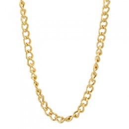 Doves 18k Yellow Gold Small Cuban Link Chain