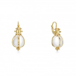 Temple St. Clair 18k Classic Amulet Earrings 