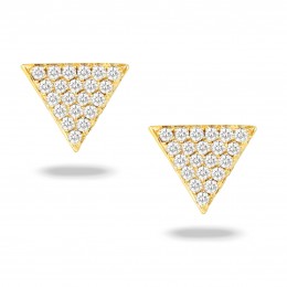 Doves 18k Yellow Gold Diamond Earrings 
