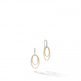 Marco Bicego 18k Yellow And White Gold Marrakech Onde Collection Earrings