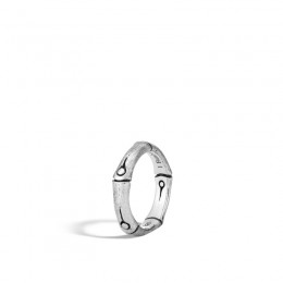 Bamboo 4.5mm Band in Brushed Silver (7)