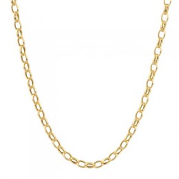 Doves 18k Yellow Gold Rolo Chain