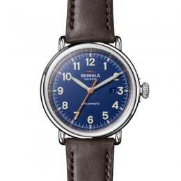 Runwell 45MM, Leather Strap Watch