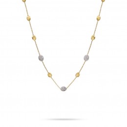 Marco Bicego 18k Yellow Siviglia Diamond Necklace