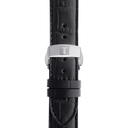 Tissot official black leather strap lugs 19 mm