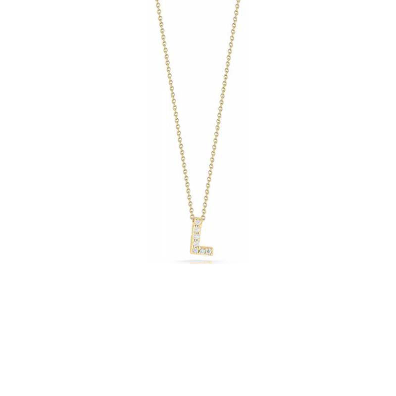 Roberto Coin Tiny Treasures Love Letter L Gold Charm