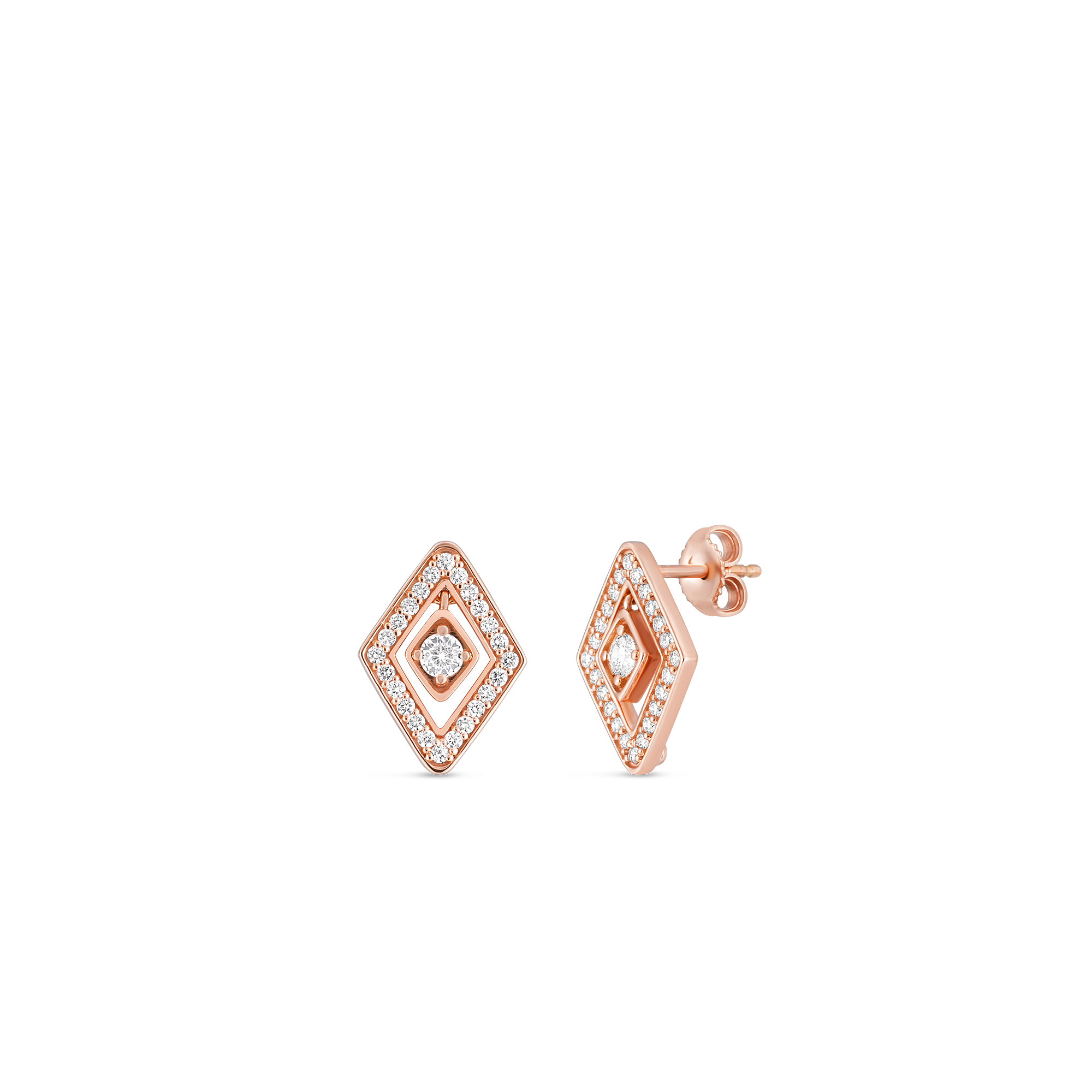 Diamente Diamond Stud Earrings