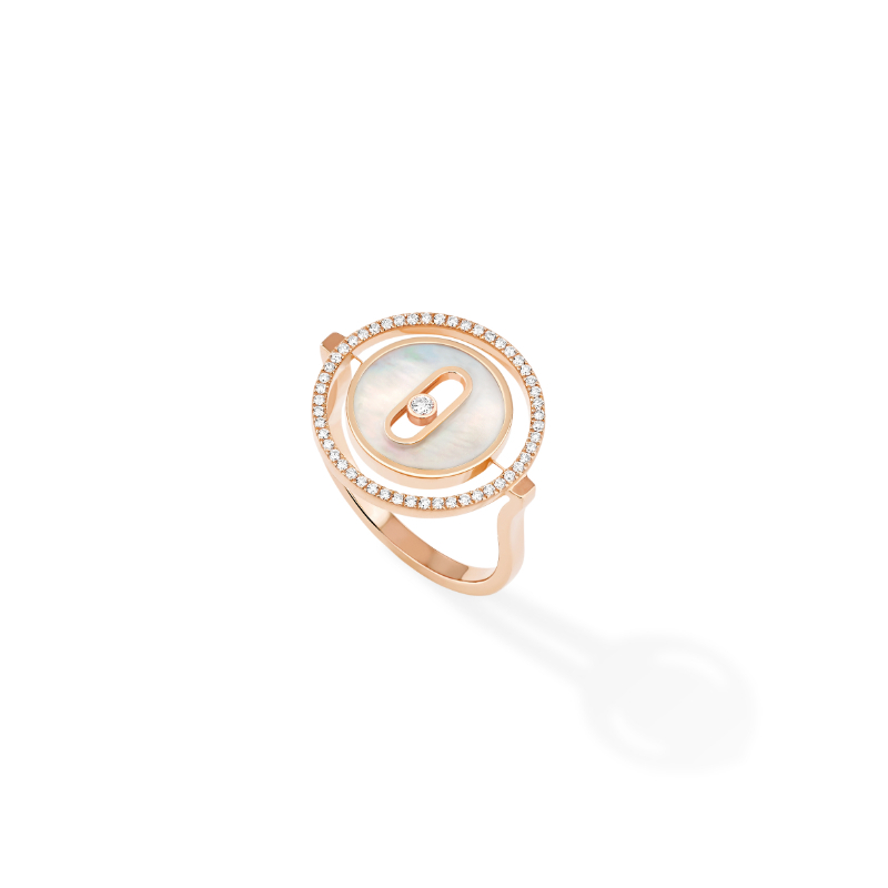 White Mother-of Pearl Lucky Move PM Ring