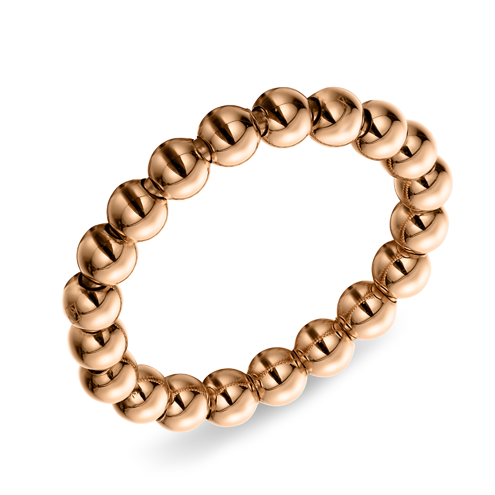 Hulchi Belluni 18k Rose Gold Tresore Stretch Ring