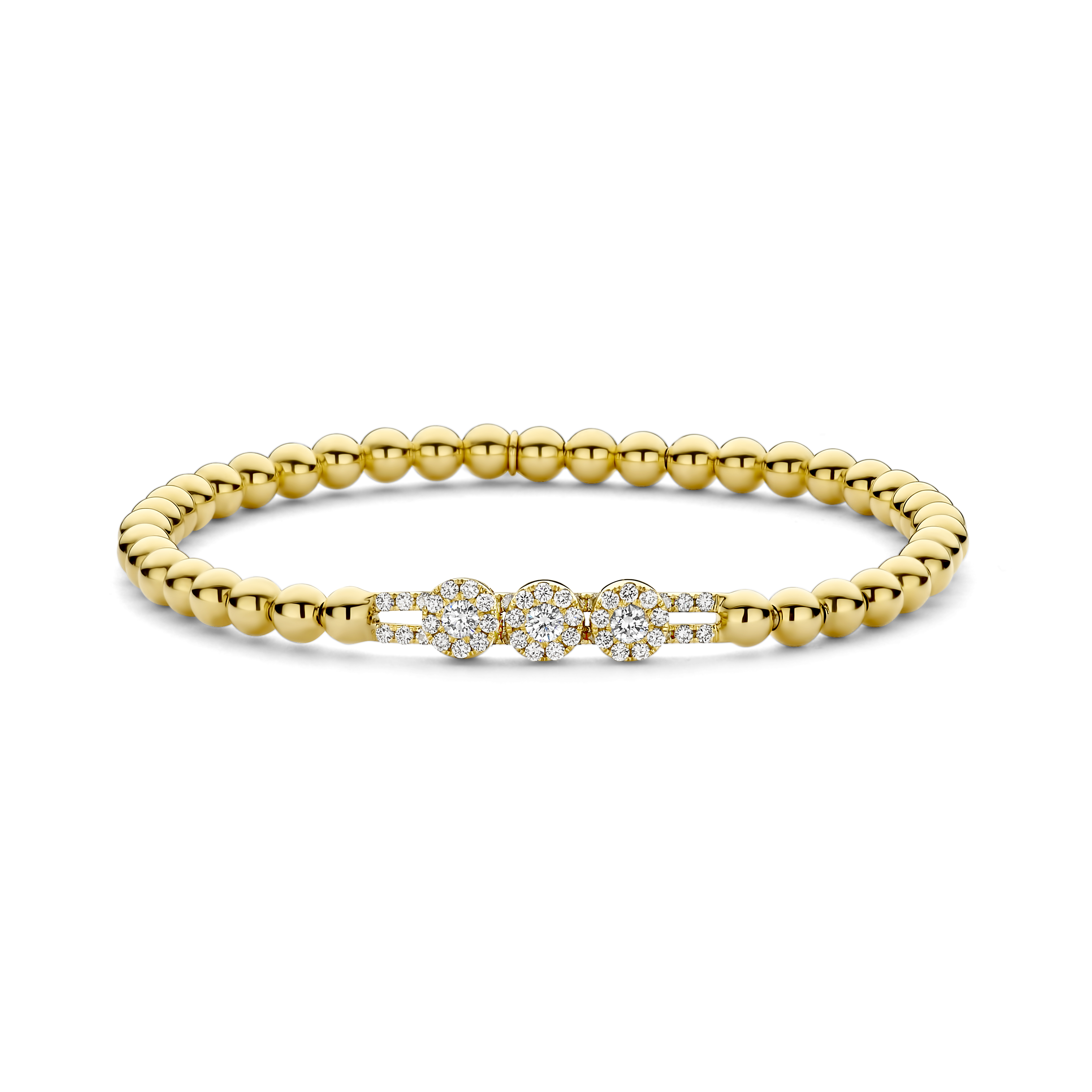 Hulchi Belluni Diamond Stretch Bracelet