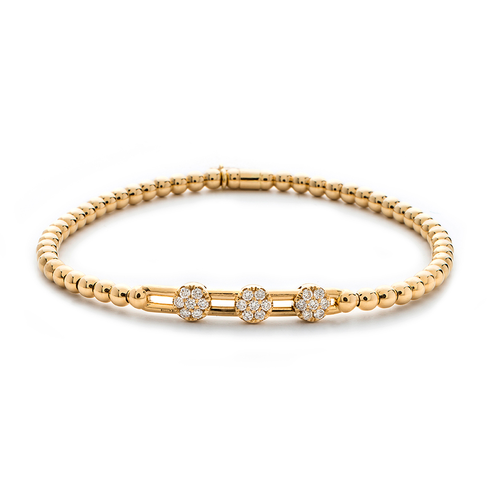 Hulchi Belluni 18k Yellow Gold Diamond Bracelet - DM95PZQ6