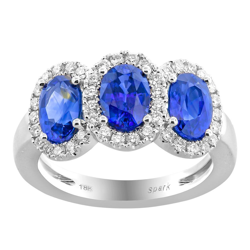 Sapphire & Diamond Ring