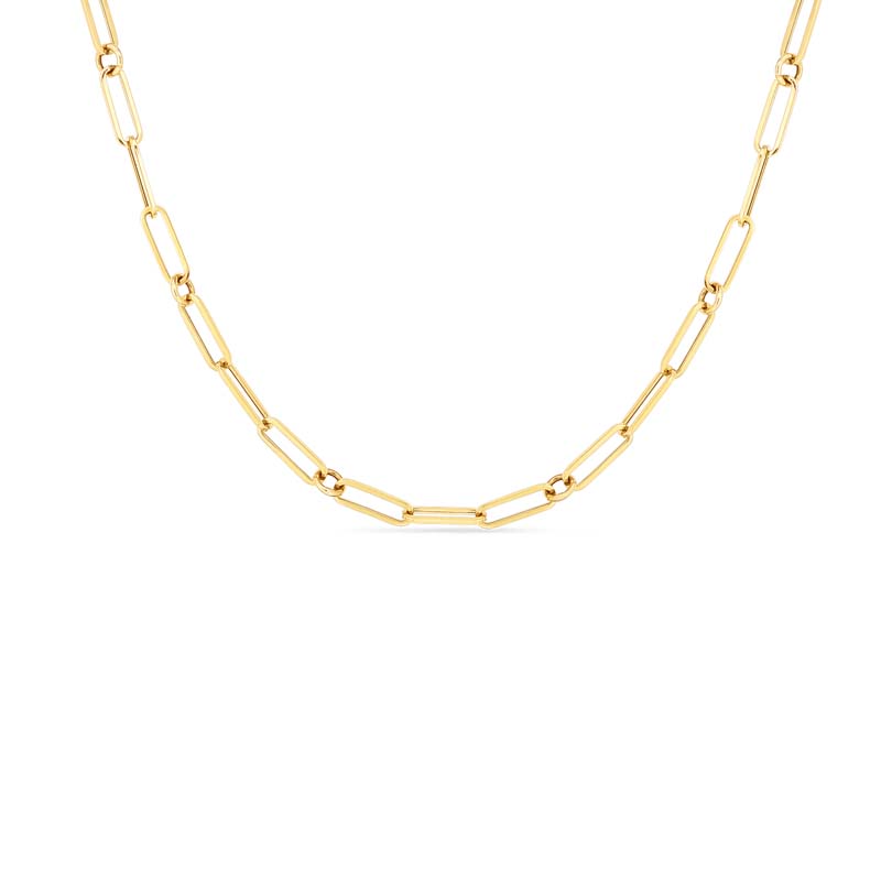 Roberto Coin Fine Link Paper-Clip Chain