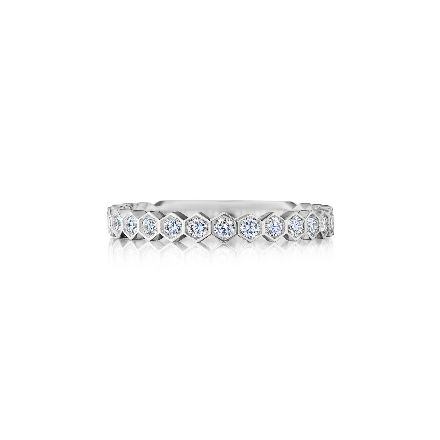 Hexagon Collection Eternity Ring