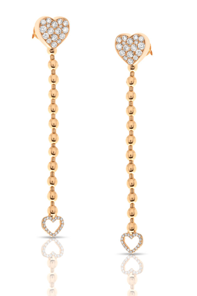 Treasure Heart Dangle Earrings