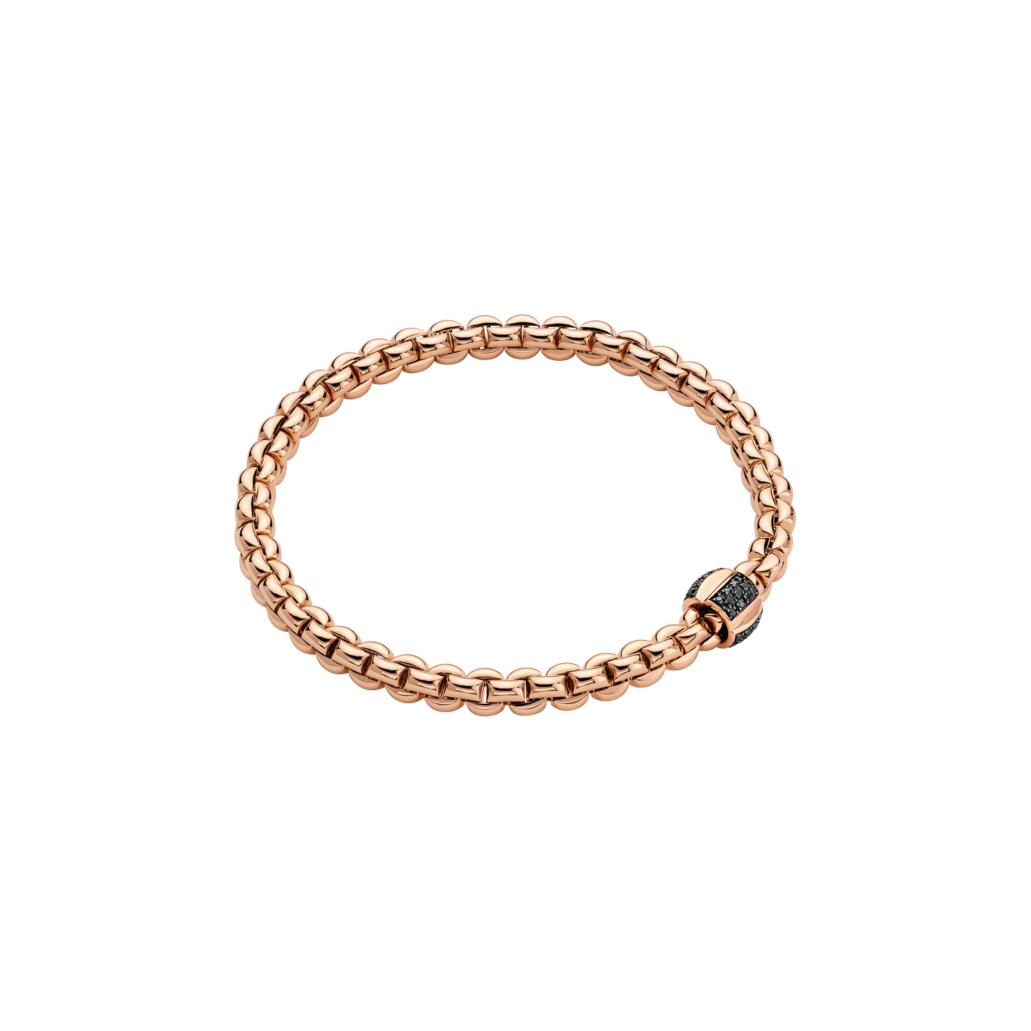 Fope Flex’it Bracelet With Black Diamonds